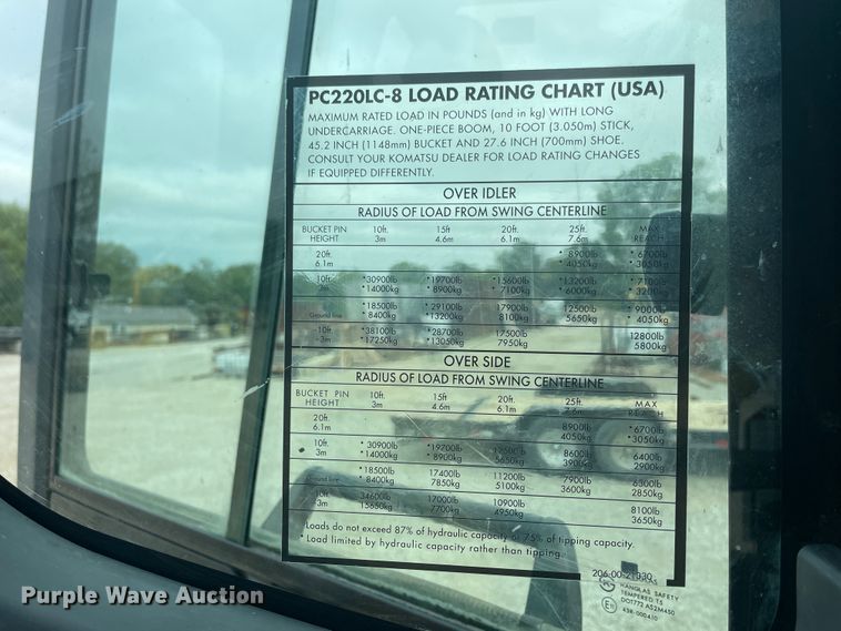 image for item JQ9667 2010 Komatsu PC220LC-10  excavator