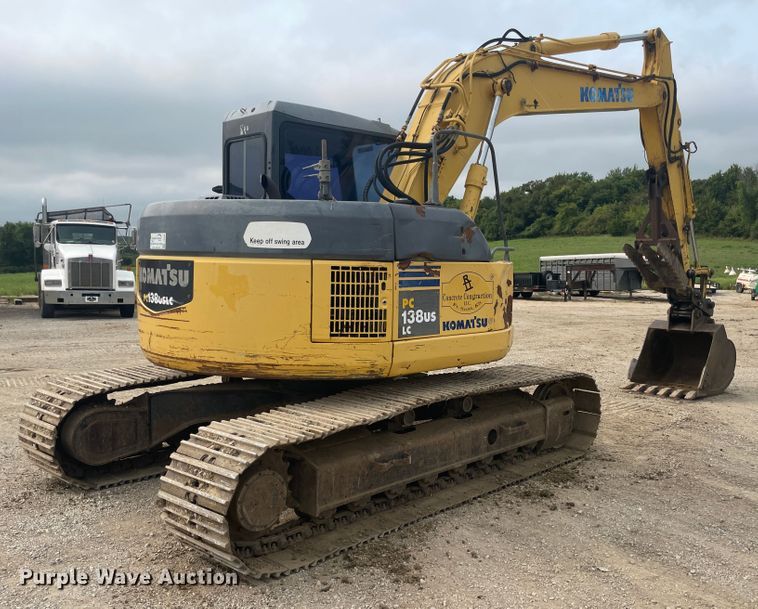 image for item JQ9668 2003 Komatsu PC138USLC-2  hydraulic excavator