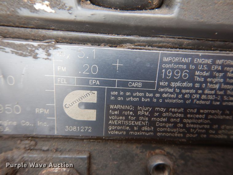 image for item KA9366 1997 Freightliner FLD  truck cab and chassis