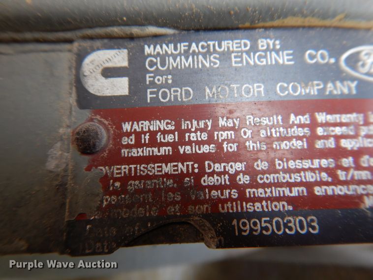 image for item KA9367 1997 Ford LT8000  truck cab and chassis