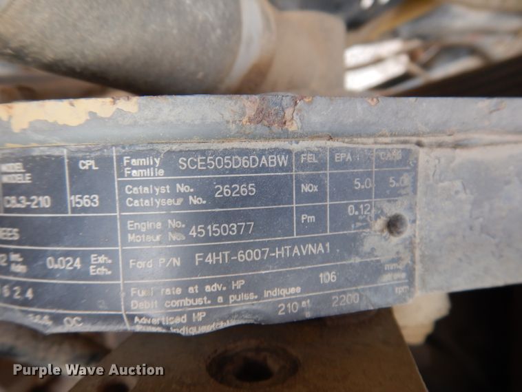 image for item KA9367 1997 Ford LT8000  truck cab and chassis