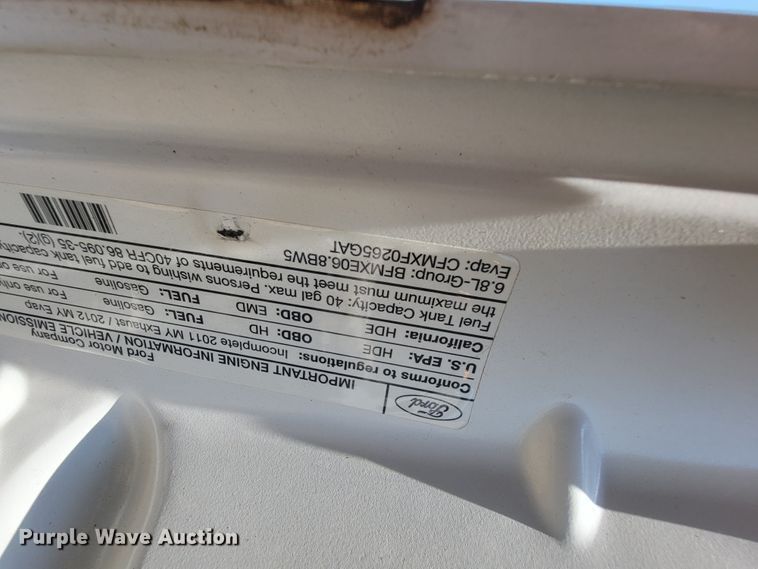 image for item KD9493 2012 Ford F550 Super Duty XL  bucket truck