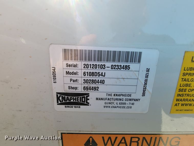 image for item KD9493 2012 Ford F550 Super Duty XL  bucket truck