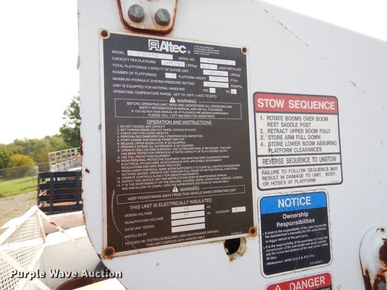 image for item KI9621 Adkins 108-39-AT bucket truck bed