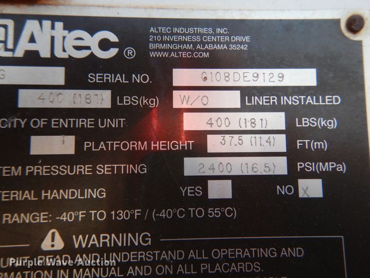 image for item KI9621 Adkins 108-39-AT bucket truck bed