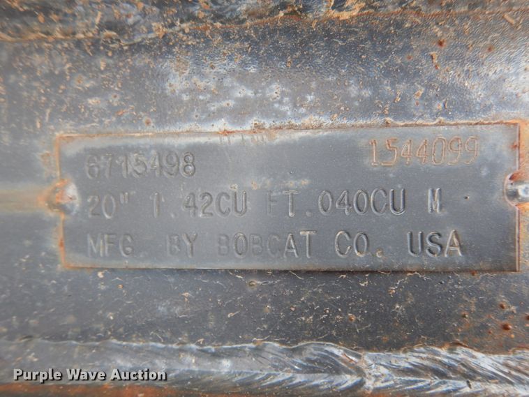 image for item KI9636 Bobcat  20"W bucket