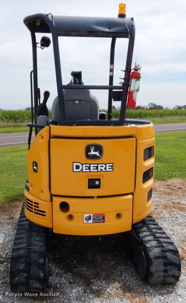 image for item KI9648 2015 John Deere 26G  mini excavator