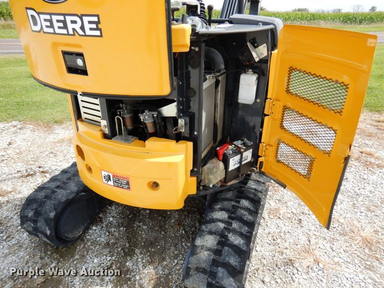 image for item KI9648 2015 John Deere 26G  mini excavator