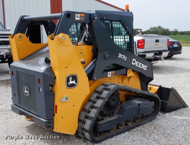 image for item KI9649 2019 John Deere 317G  tracked skid steer loader