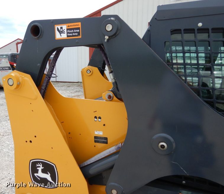 image for item KI9649 2019 John Deere 317G  tracked skid steer loader