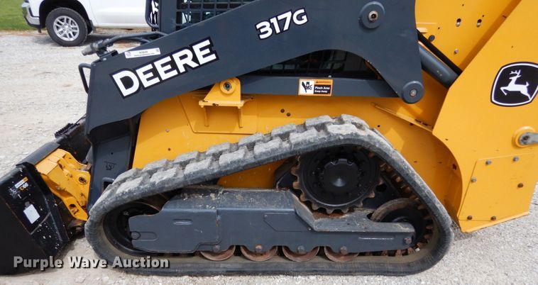 image for item KI9649 2019 John Deere 317G  tracked skid steer loader