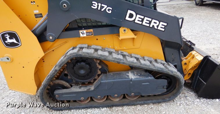 image for item KI9649 2019 John Deere 317G  tracked skid steer loader