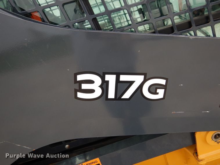 image for item KI9649 2019 John Deere 317G  tracked skid steer loader