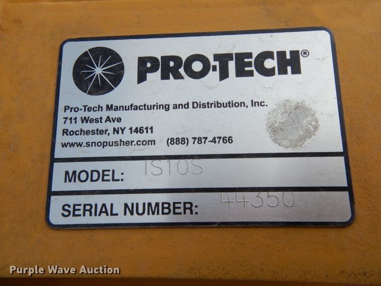 image for item KI9655 Pro-Tech IS10S  10'W skid steer snow pusher