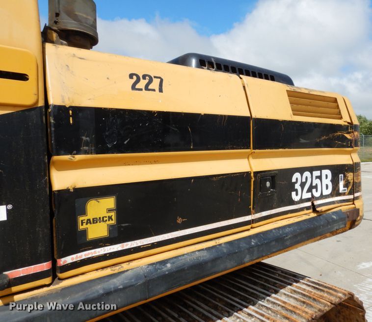 image for item KI9657 2000 Caterpillar 325B L  excavator