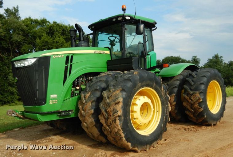 image for item KI9663 2013 John Deere 9460R Scraper Special  4WD tractor