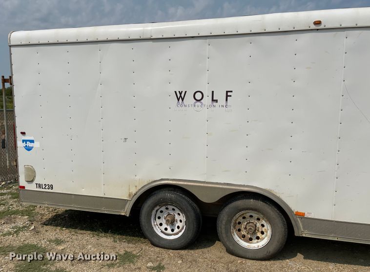image for item KU9234 2009 Interstate  enclosed cargo trailer