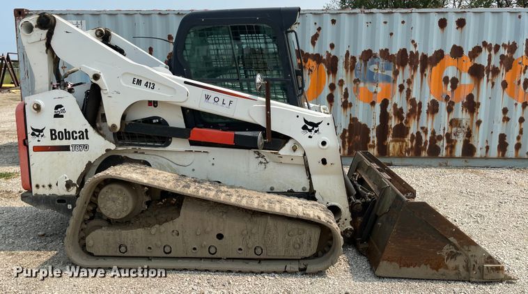 image for item KU9245 2012 Bobcat T870  tracked skid steer loader