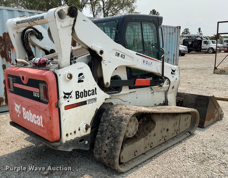 image for item KU9245 2012 Bobcat T870  tracked skid steer loader