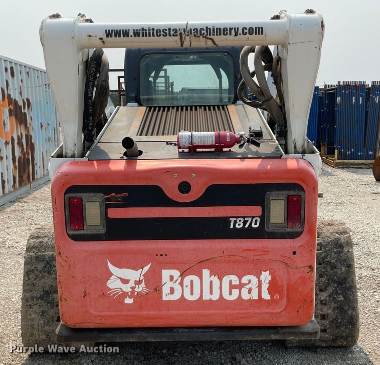 image for item KU9245 2012 Bobcat T870  tracked skid steer loader
