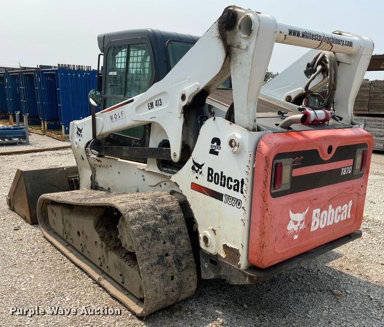 image for item KU9245 2012 Bobcat T870  tracked skid steer loader