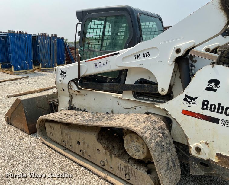 image for item KU9245 2012 Bobcat T870  tracked skid steer loader