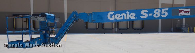 image for item KU9399 2008 Genie S85  boom lift