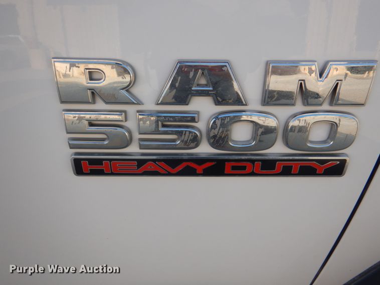 image for item KX9389 2013 RAM 5500HD  bucket truck