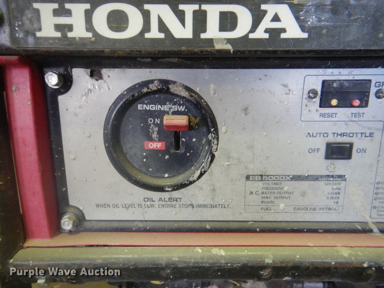 image for item KX9426 Honda EB5000X  generator
