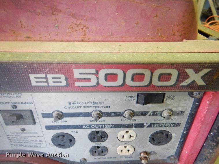 image for item KX9427 Honda EB5000X  generator