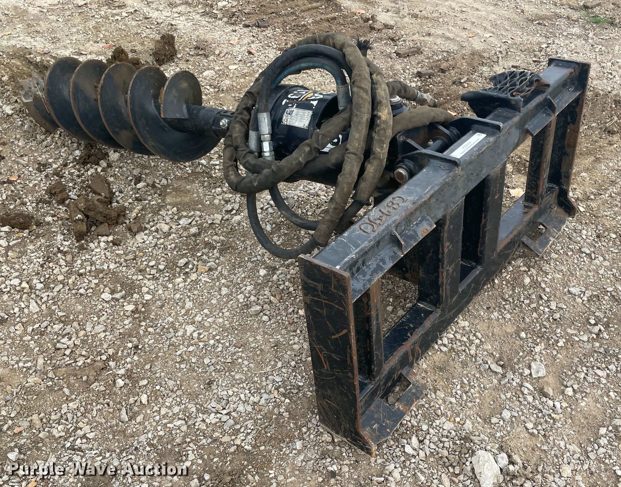 2006 Caterpillar A19B skid steer auger in Fort Scott, KS Item JQ9669 sold Purple Wave