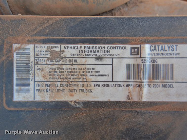 image for item DK2440 2001 Chevrolet Silverado 1500  Ext. Cab pickup truck