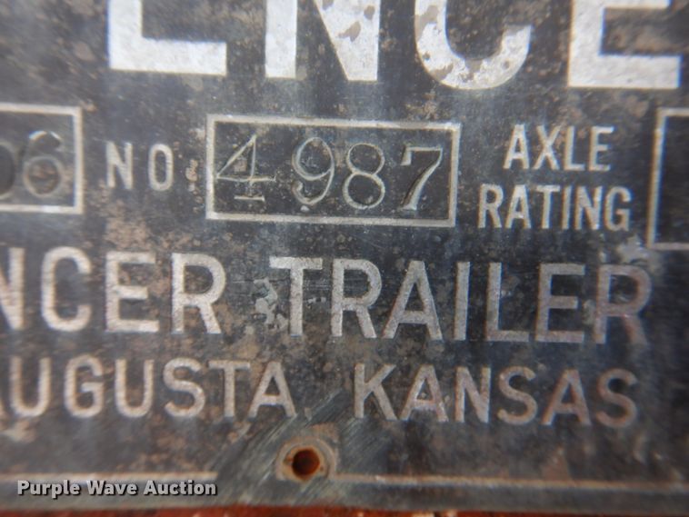 image for item DK8176 1937 Spencer T206  tank trailer