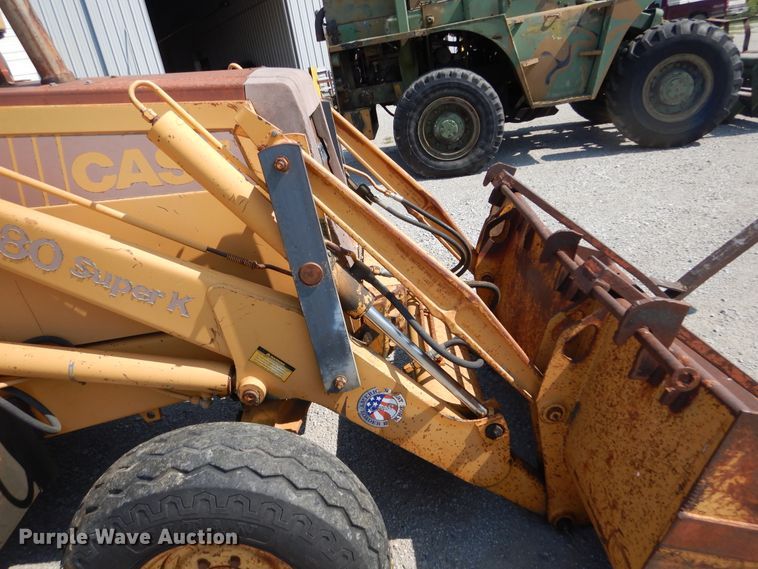 image for item DL6309 1992 Case 580 Super K  backhoe