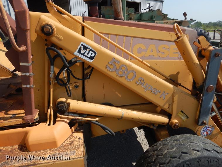 image for item DL6309 1992 Case 580 Super K  backhoe