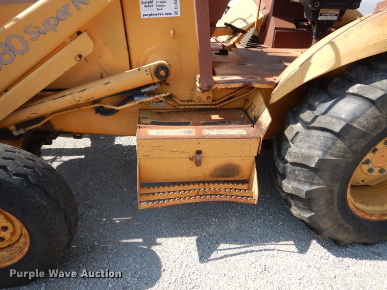 image for item DL6309 1992 Case 580 Super K  backhoe
