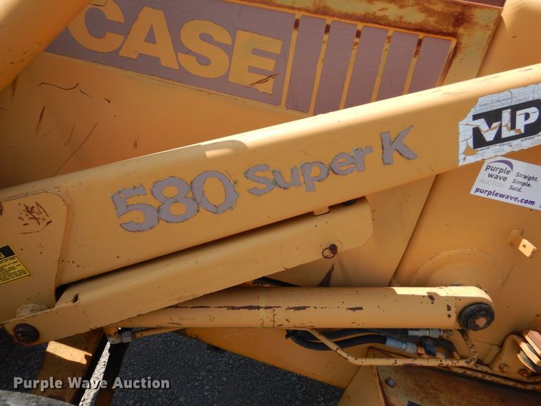image for item DL6309 1992 Case 580 Super K  backhoe