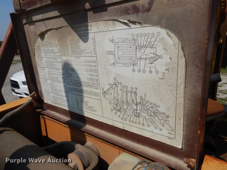 image for item DL6309 1992 Case 580 Super K  backhoe