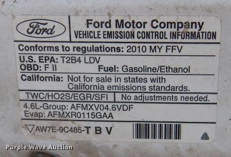 image for item DM1492 2010 Ford Crown Victoria Police Interceptor