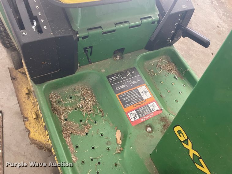 image for item GG9488 John Deere GX75  lawn mower