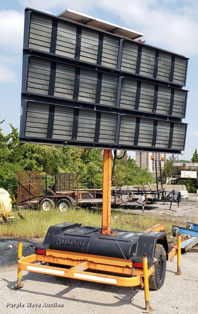 image for item IC9903 Addco  message board trailer