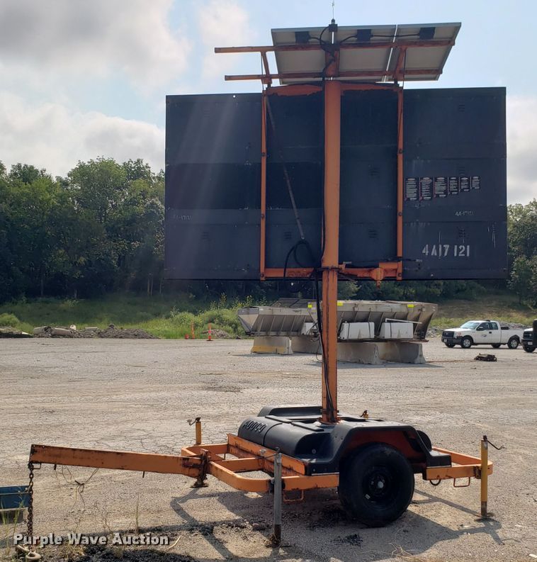 image for item IC9903 Addco  message board trailer