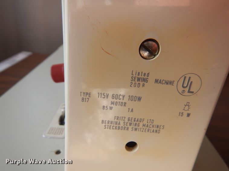 image for item IJ9470 (14) Bernina 200R sewing machines