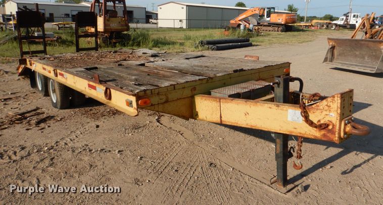 image for item IR9110 1992 Belshe T24  equipment trailer