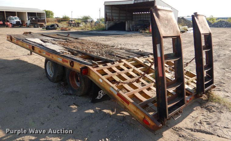 image for item IR9110 1992 Belshe T24  equipment trailer