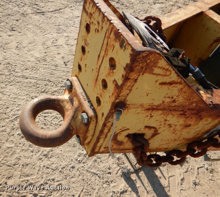 image for item IR9110 1992 Belshe T24  equipment trailer