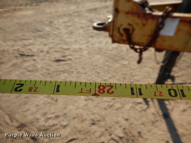 image for item IR9110 1992 Belshe T24  equipment trailer