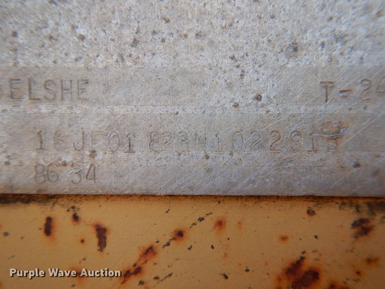 image for item IR9110 1992 Belshe T24  equipment trailer