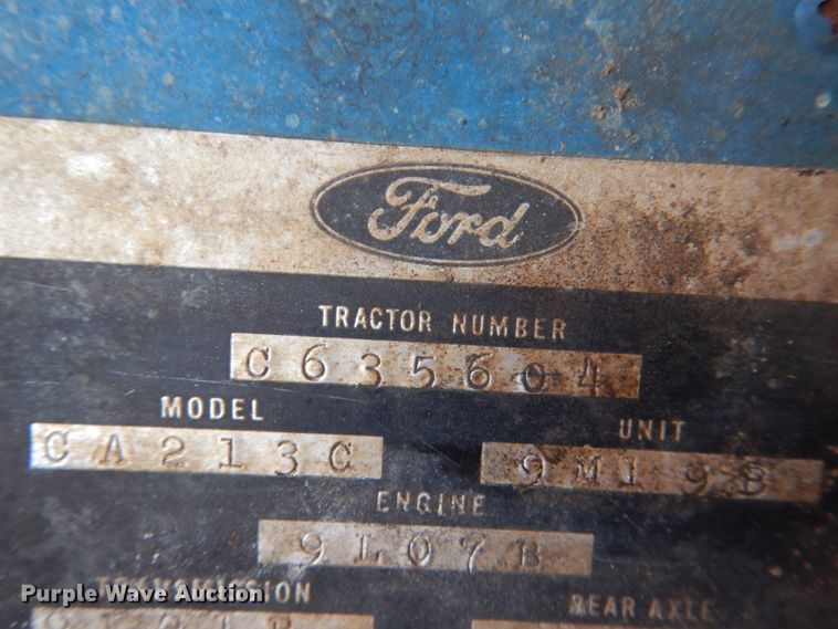 image for item IR9129 Ford 3600  tractor