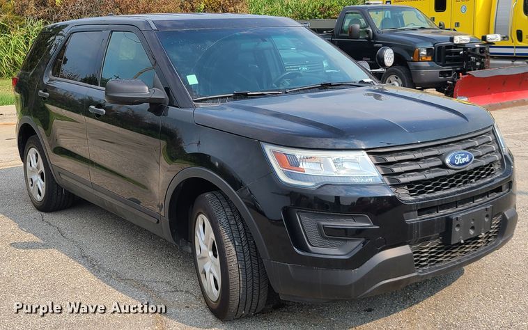 image for item IU9261 2016 Ford Explorer Police Interceptor  SUV